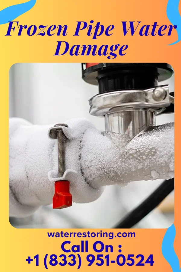 Frozen Pipe Water Damage in Star, NC